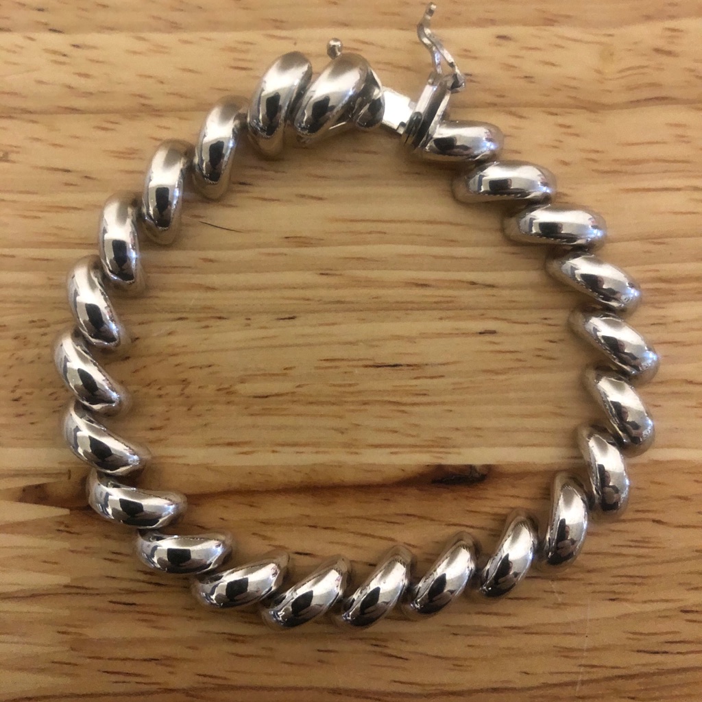 Luxe Tourneau 7 Sterling Silver Ladies Bracelet